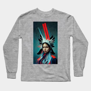 Future Human - 008 - Tribeswoman Long Sleeve T-Shirt